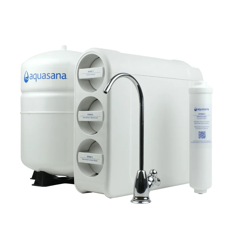 Aquasana SmartFlow Reverse Osmosis Under Sink Water Filter well water filter